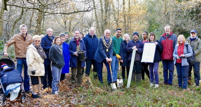 Tree Planting Ceremony in Sutton Park